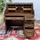 Bureau à cylindre en chêne
