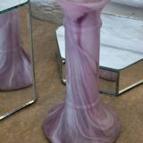 Vintage lilac candle holder