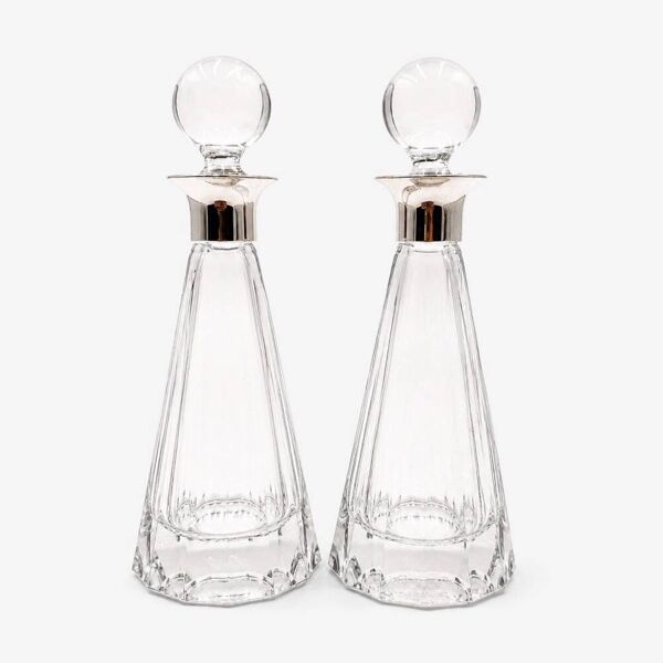Flacons huilier & vinaigrier en cristal Paloma Picasso pour Villeroy & Boch