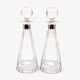 Oil and vinegar bottles in crystal by Paloma Picasso for Villeroy & Boch.