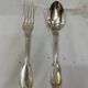 24 silver-plated cutlery forks and spoons
