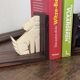 Art Deco bookends in rosewood and Bakelite