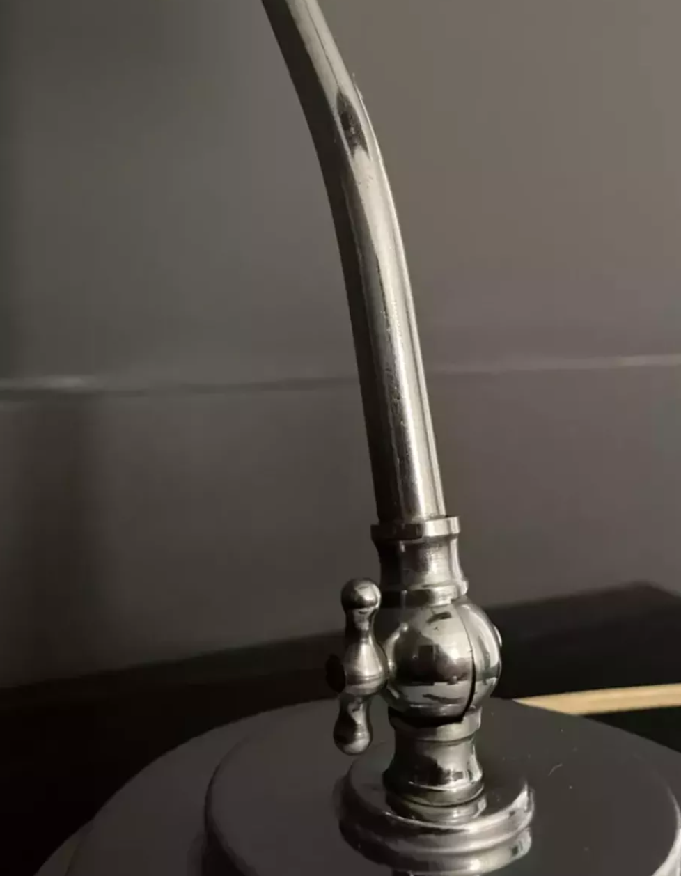 Vintage adjustable desk lamp, art deco 1930