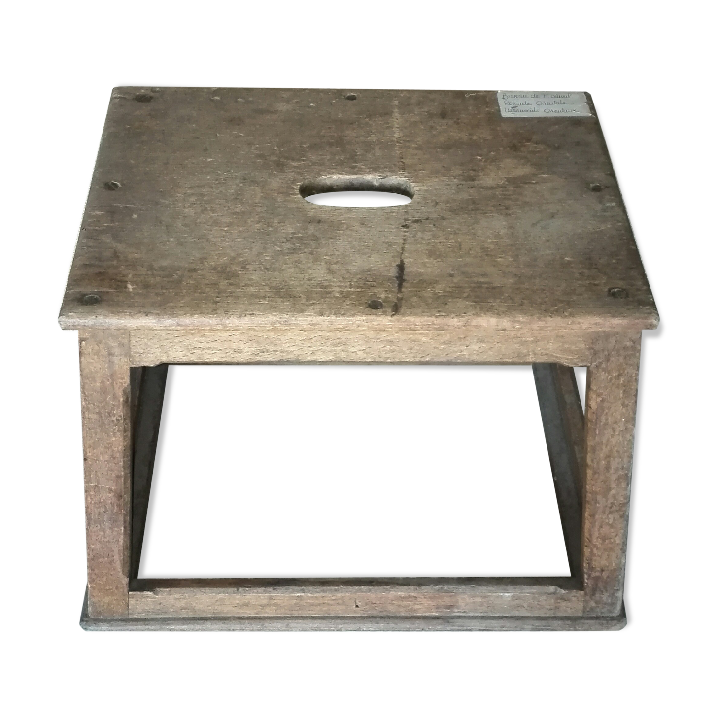 Old stool, market walk BNF (National Library of France)