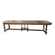 Very large solid wood table