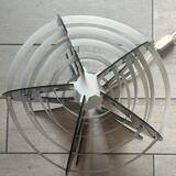 Vintage plastic and Plexiglas lamp from the 70s and 80s