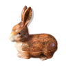 Ancienne terrine en faïence, en forme de lapin fabriquée au Portugal pour Michel CAUGANT