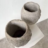 Pair of cement planters, 1900