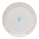 Assiette coquillage artisanale rouge