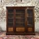 Three door mahogany bookcase from napoleon iii period xix eme century