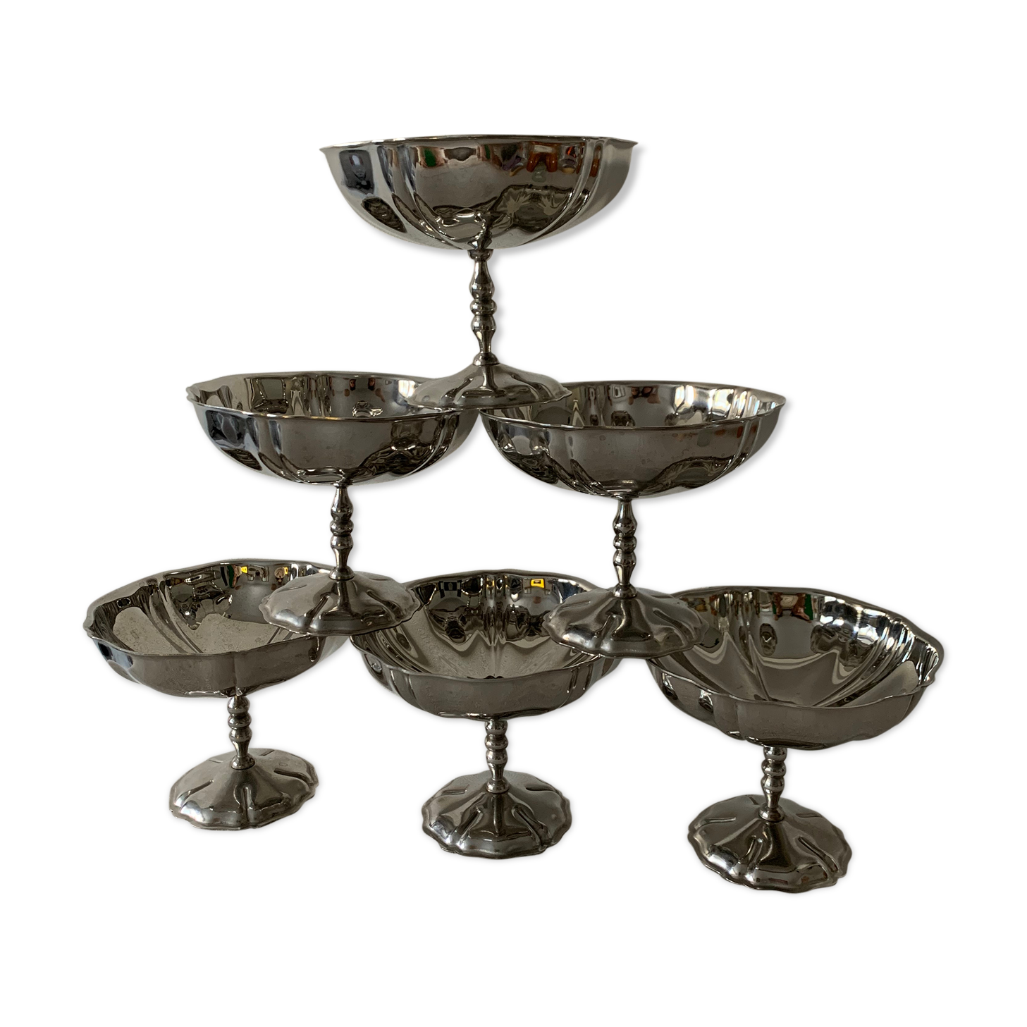 Set of 6 dessert cups