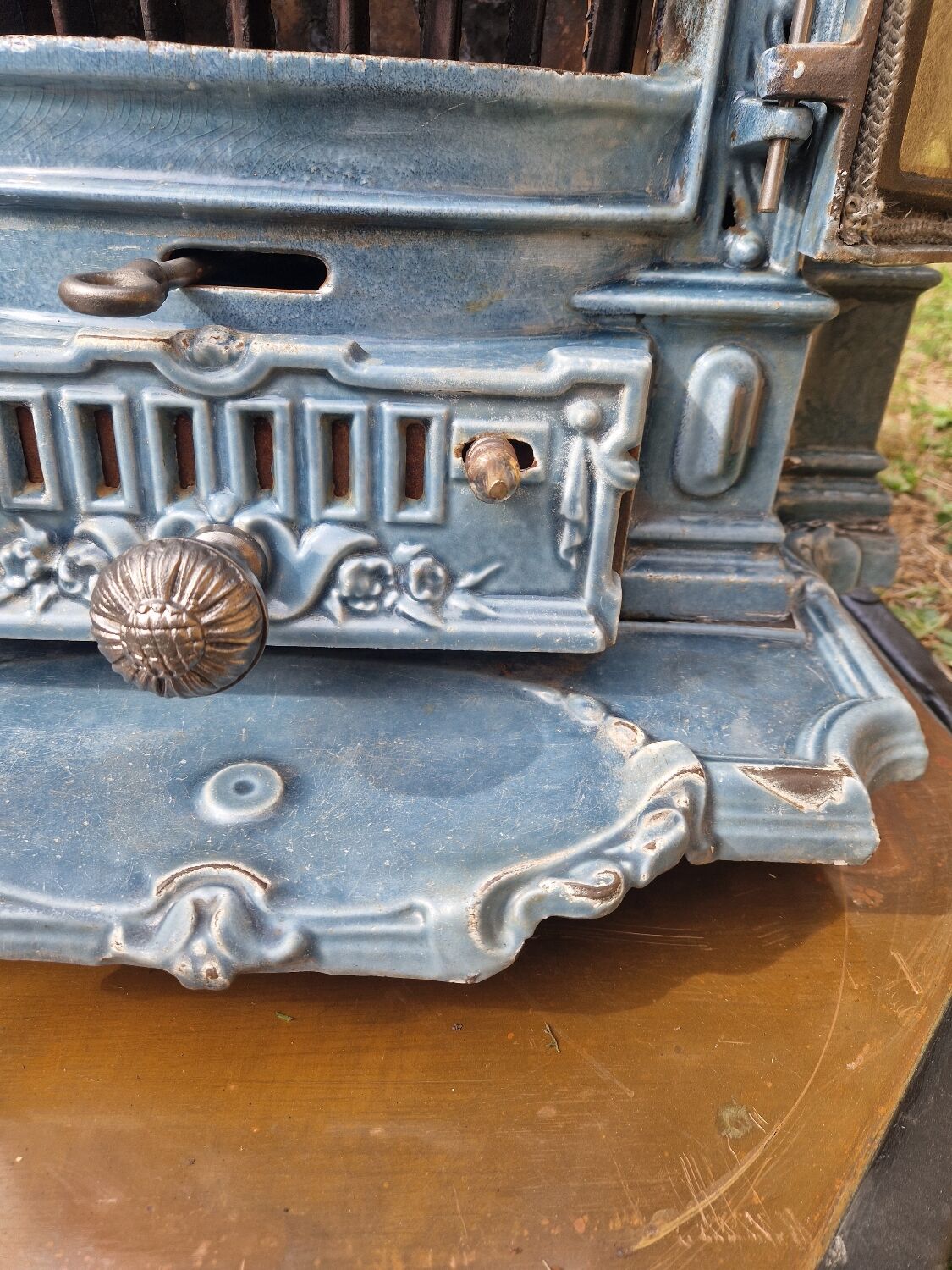 Vintage wood stove early 20th century
