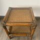 Rattan cabin end bedside table