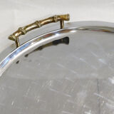 Round tray bamboo coves