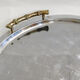 Round tray bamboo coves