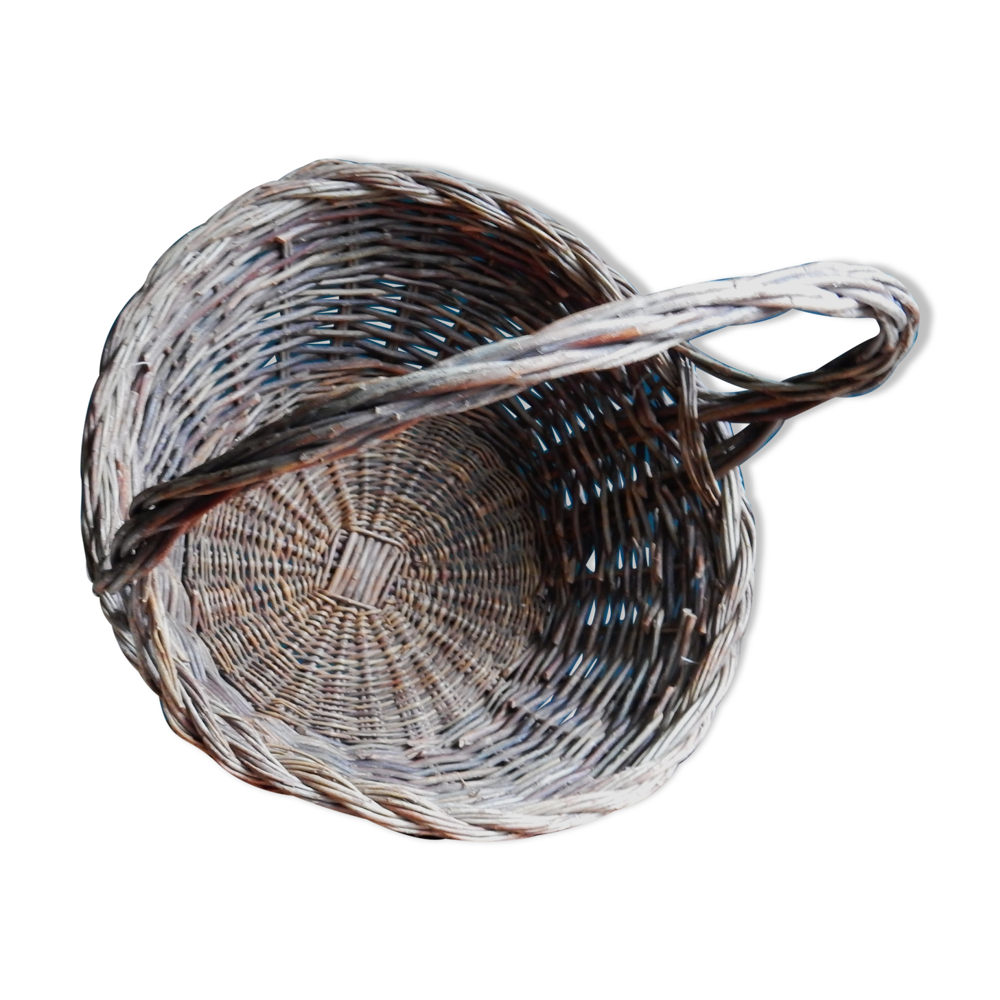 Panier en osier tressé vannerie artisanale