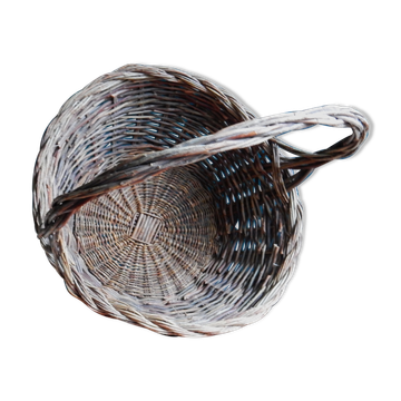 Panier en osier tressé vannerie artisanale