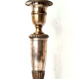Table lamp in silvered bronze - French work from the Art Deco period attributed to Maurice Dufrène