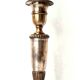 Table lamp in silvered bronze - French work from the Art Deco period attributed to Maurice Dufrène