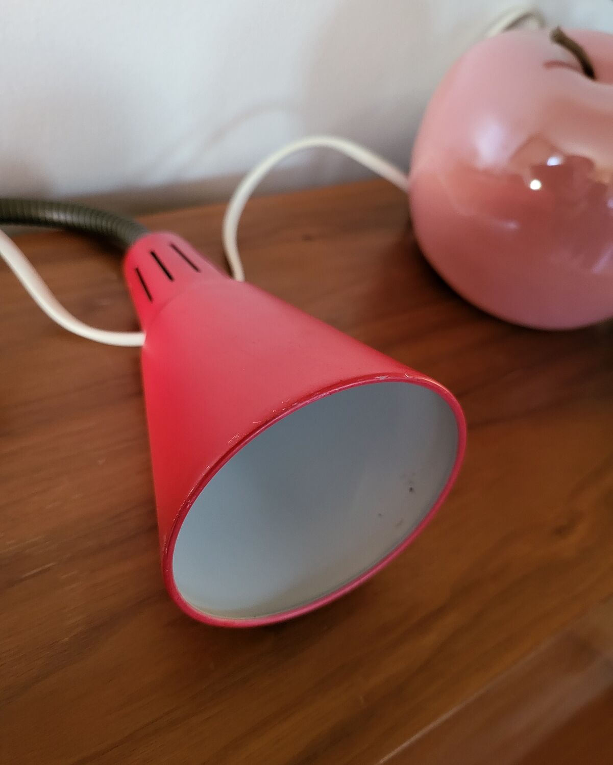 Red IKEA Desk Lamp by Marianne Hagberg Kvart