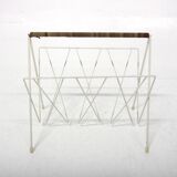 Metal magazine rack, Sweden, 1950