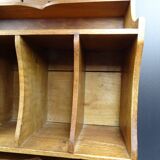 Walnut wall shelf, circa 1920/1930