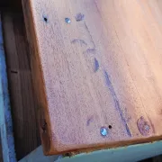 Workshop furniture with double-sided lockers