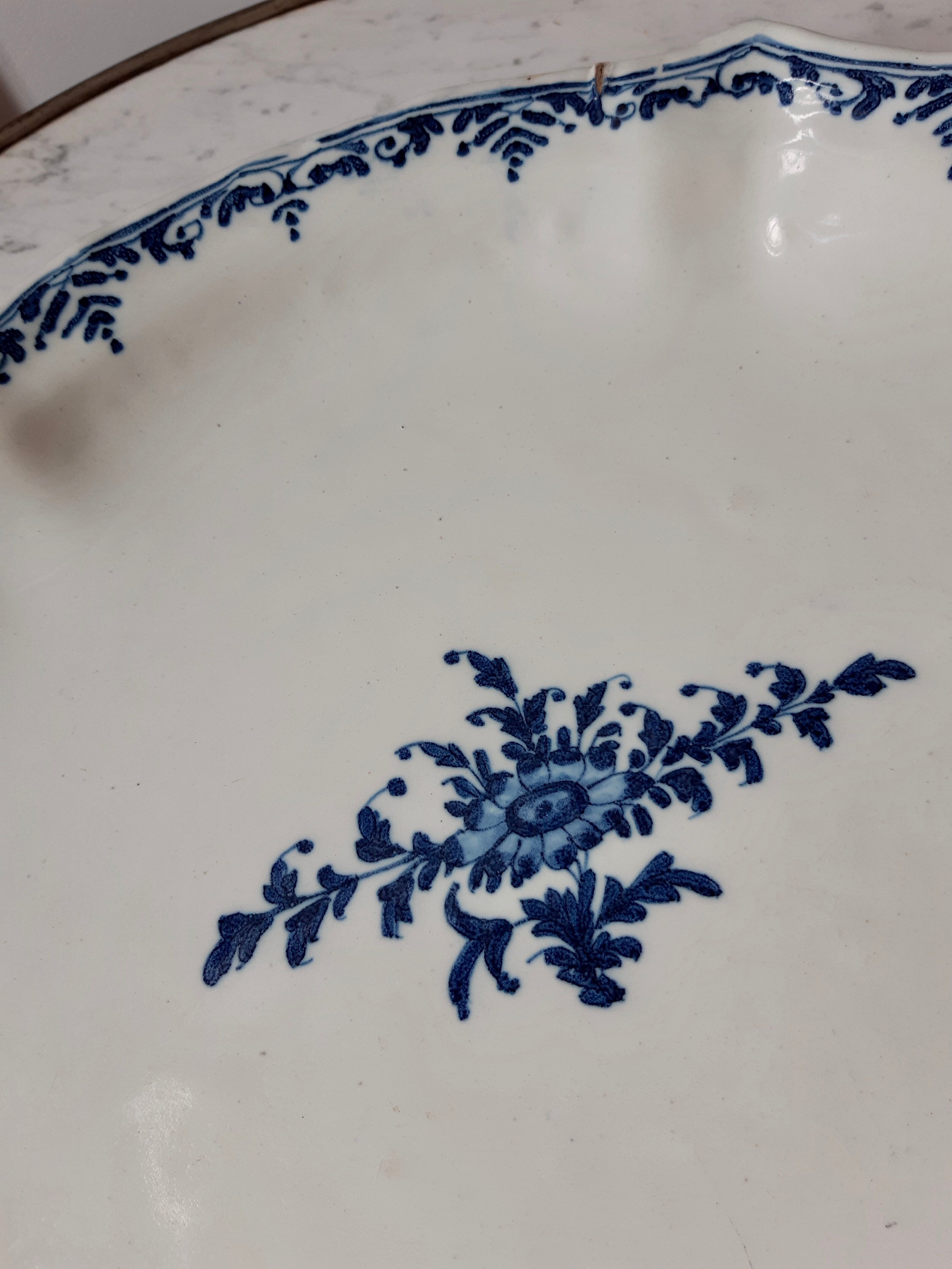 Dish oval iron earth early 20th century