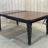 English mahogany table from the 1930s with an extension