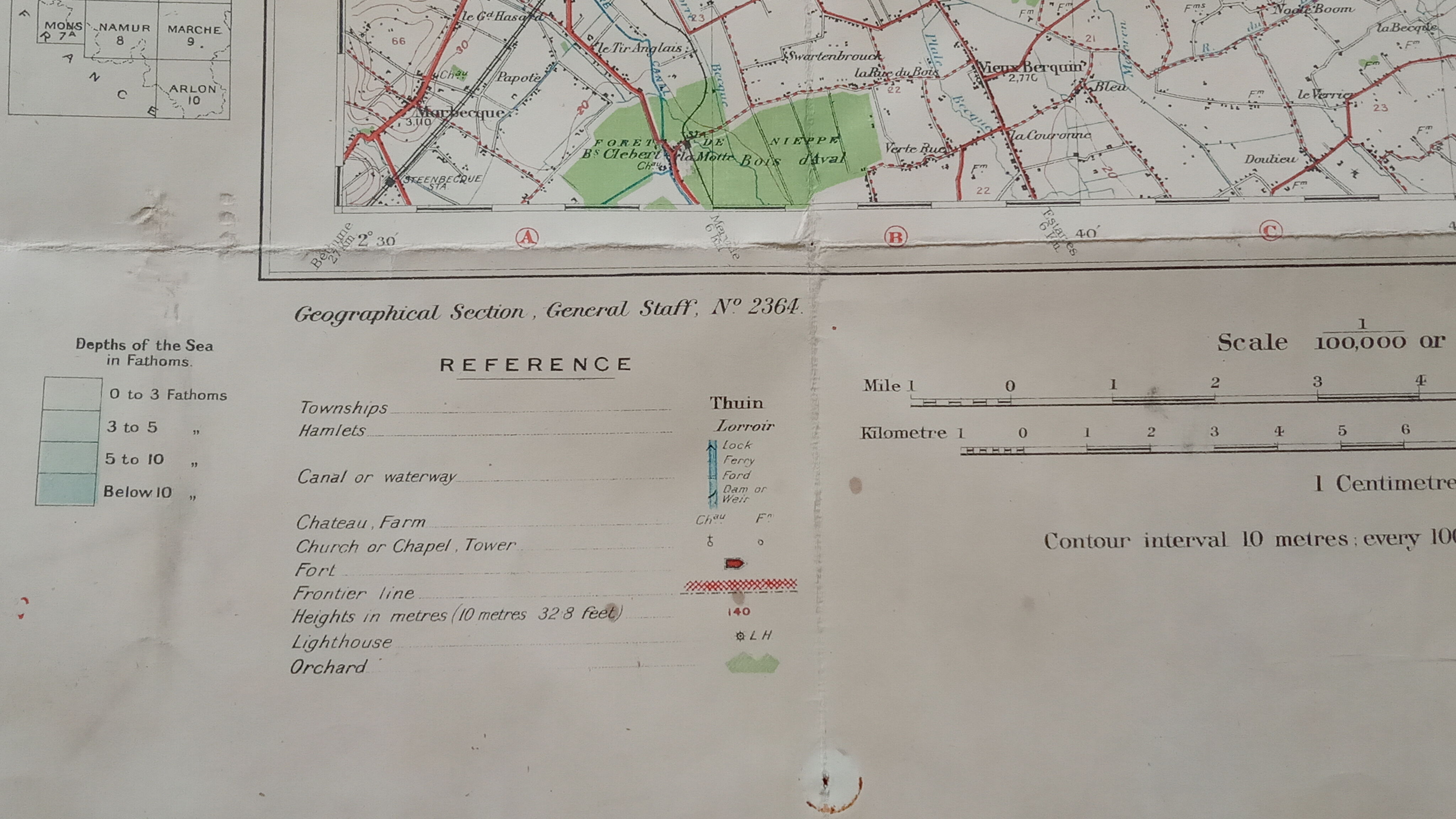 Ostend 1911's eye-watering map