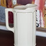 Pitcher art deco in earthenware
