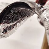 Lampe de table avec tulipe en cristal. Italie, années 1980.