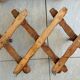 Vintage accordion coat rack
