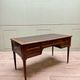 Louis XVI Style Mahogany Flat Desk With Zippers XIX Eme Century