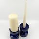 2 ceramic candle holders by Steuler • Design by Cari Zalloni • Circa 60-70