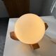 1980s pin support ball desk lamp