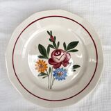 Set de 10 assiettes plates Sarreguemines, modèle Chatenois