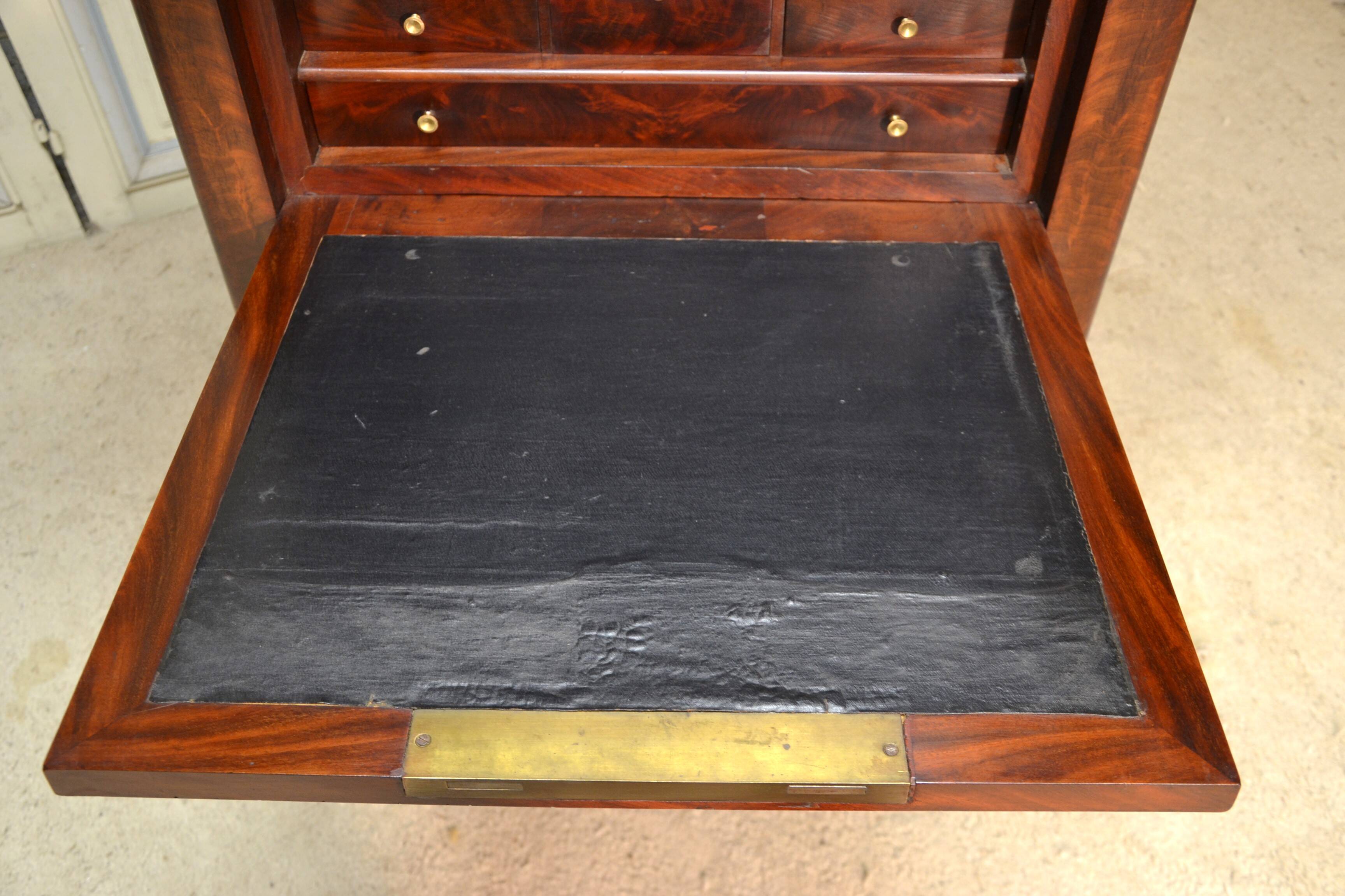 Mahogany secretary from the restoration period