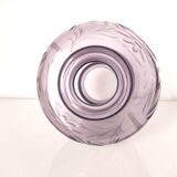 Vase cristal violet