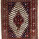 Tapis Hamadan Vintage du Moyen-Orient, Années 1970, Authentique et Patiné