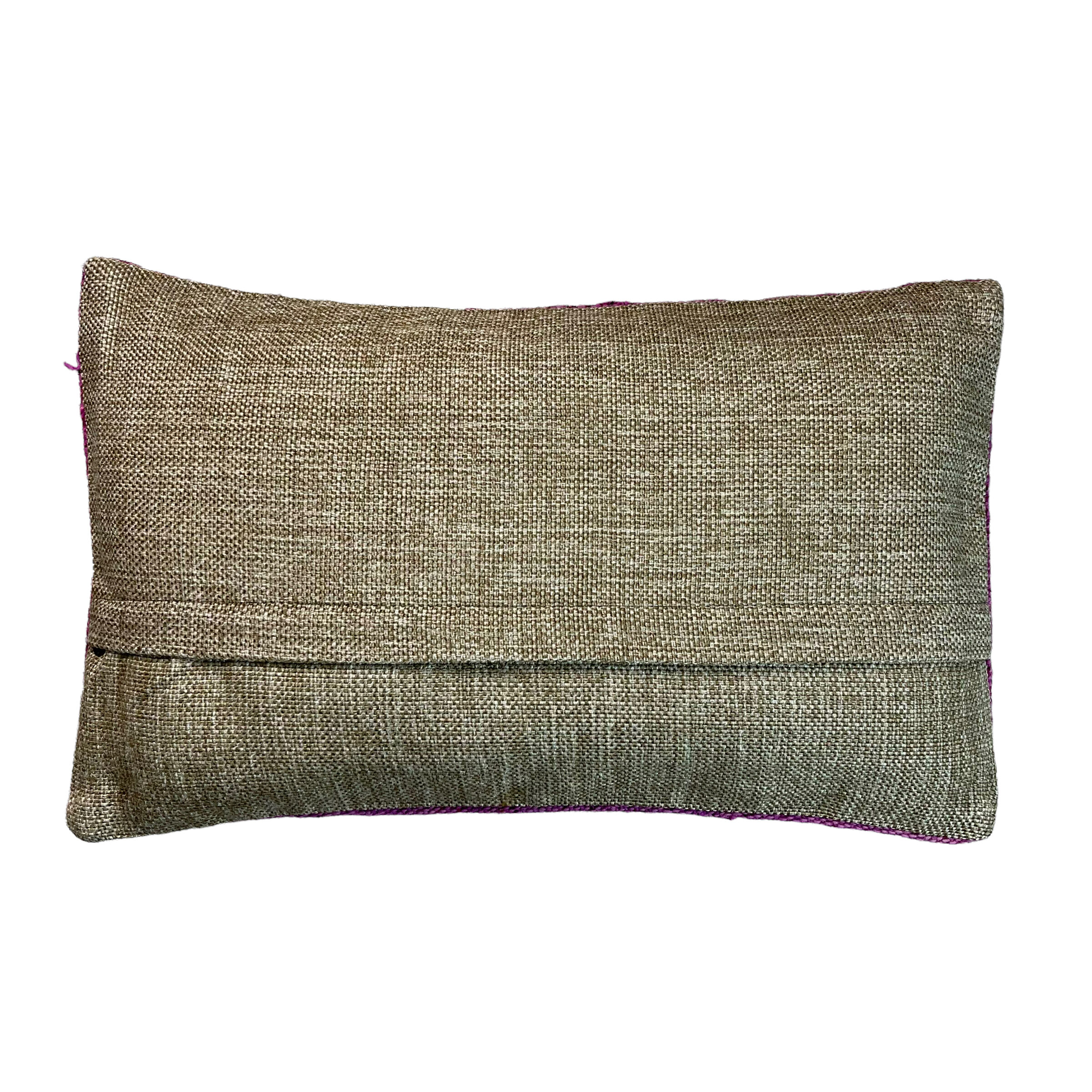 Vintage turkish kilim cushion cover , 30 x 50 cm