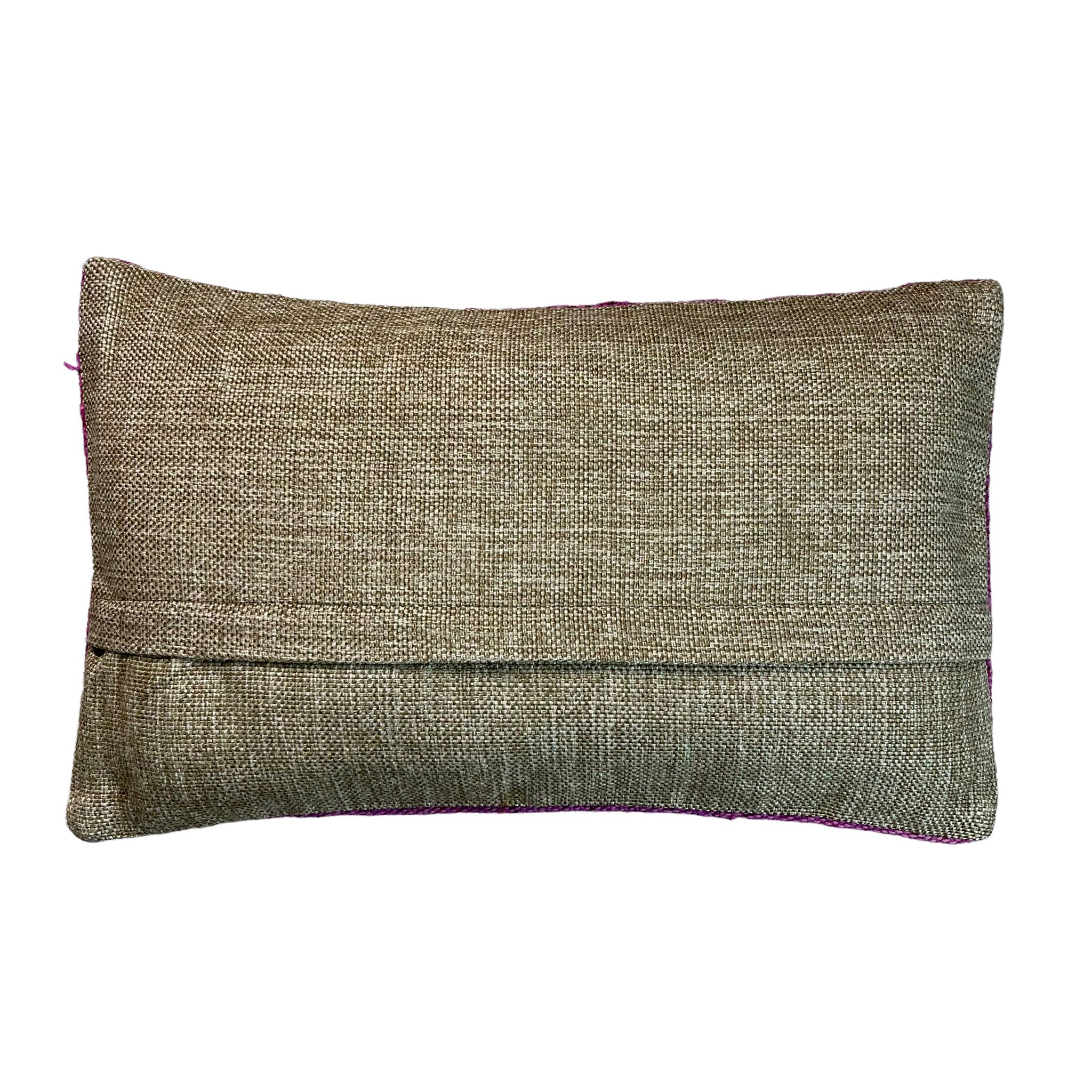 Vintage turkish kilim cushion cover , 30 x 50 cm