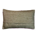 Vintage turkish kilim cushion cover , 30 x 50 cm
