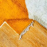 Handmade pure wool Beni Ouraine rug, size 250 x 250 cm