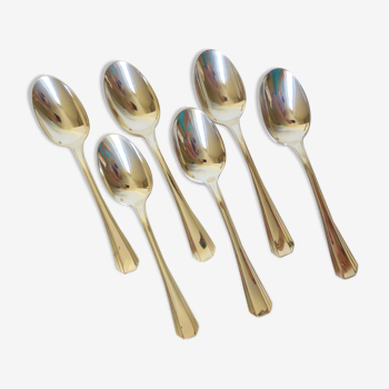 6 Christofle tablespoons art deco style silver metal 2106255