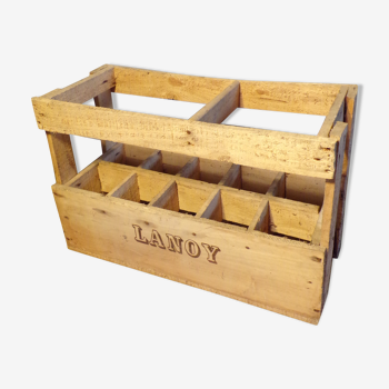 Case 10 wooden bottles Lanoy