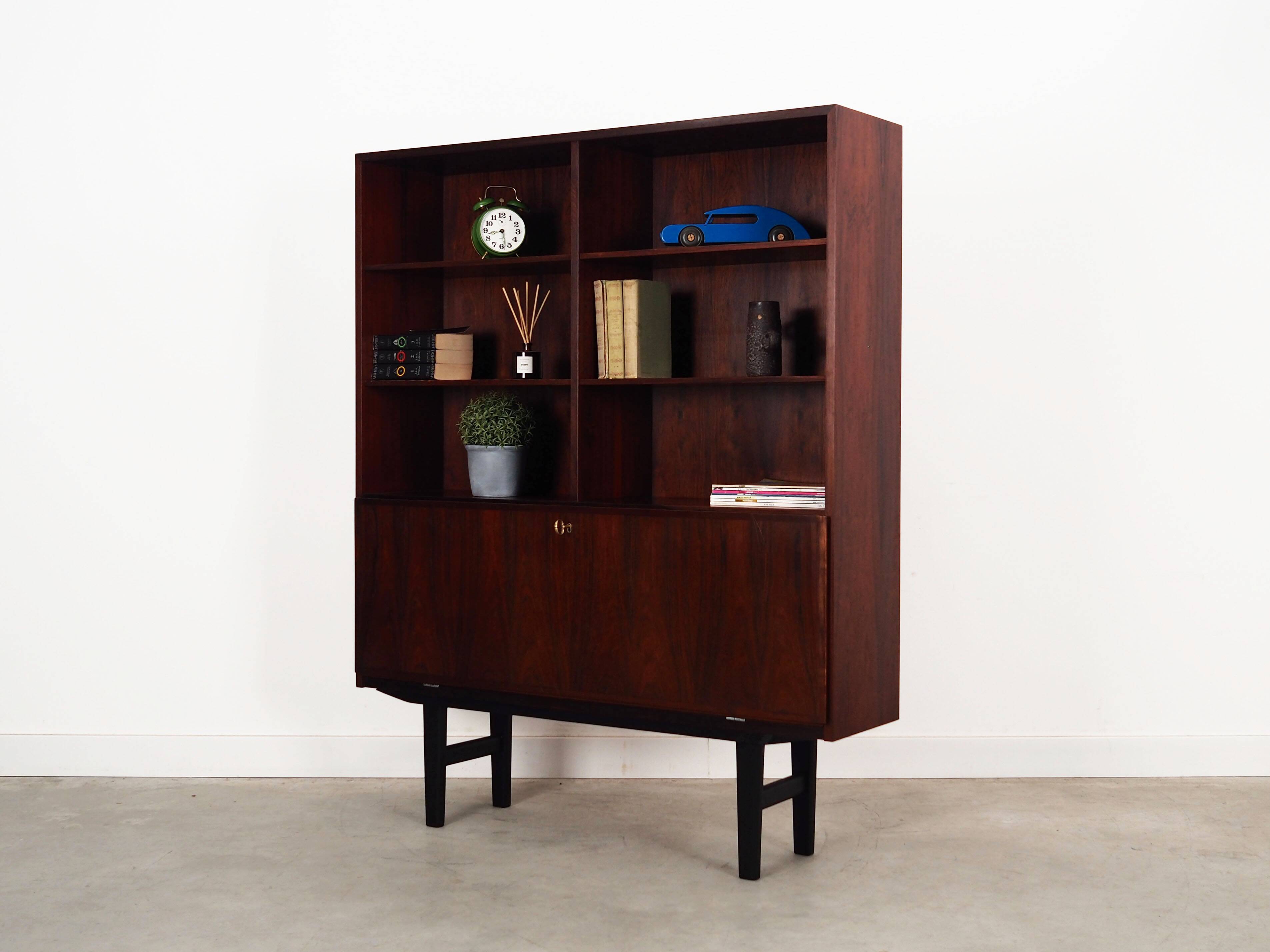 Rosewood bookcase, Danish design, 1970s, manufacture: Omann Jun