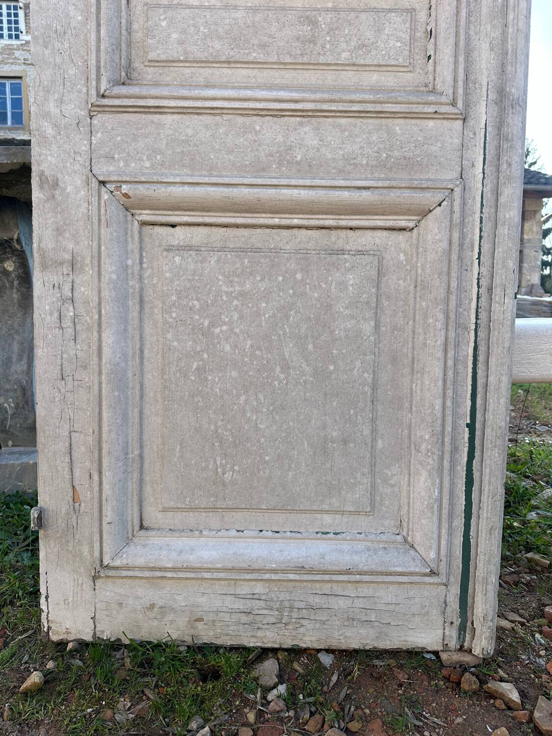 Large Directoire period cupboard door