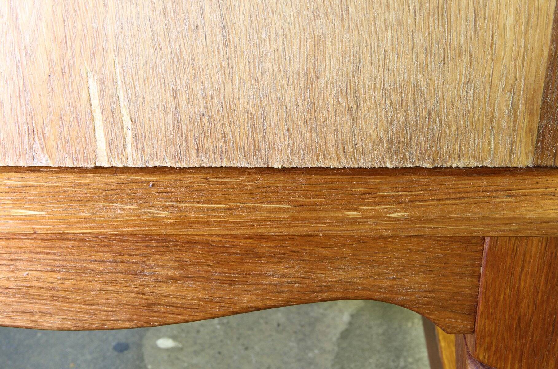 Danish modern oak cabinet in the style of Henning Kjærnulf, 1960s