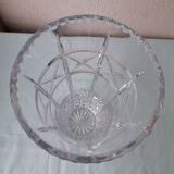 Cut crystal vase